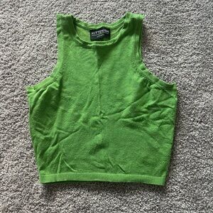 Kittenish Vibrant Green Tank Top